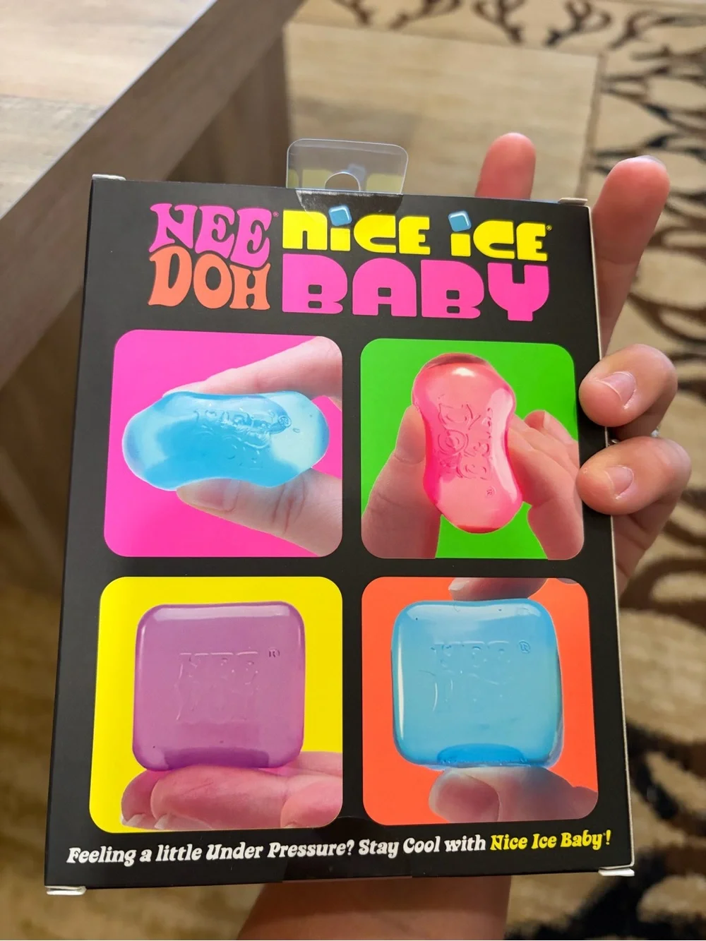 Nee Doh Nice Ice Baby Squishies - Pink, Blue & Purple